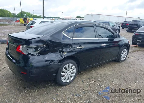 2015 Nissan Sentra S из США, поврежденный, VIN 3N1AB7APXFY243545